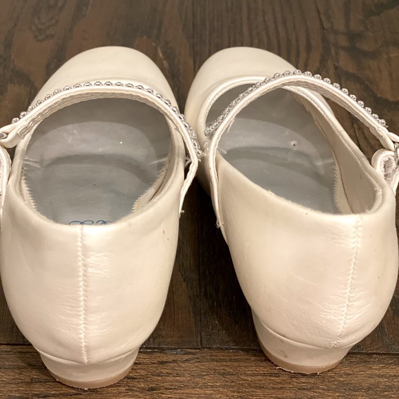 Swea Pea & Lilli Ivory “Mia” Mary Jane low heels for communion or party size 12 - Picture 6 of 6